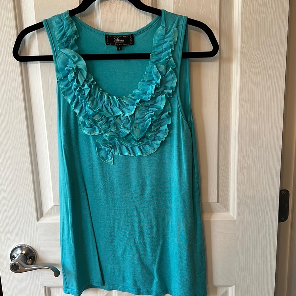 Turquoise Tank by Chennault